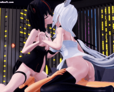 FBKにぶっかけた後、白黒で3Pしていく。