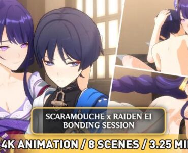Raiden Ei x Scaramouche ANIMATION