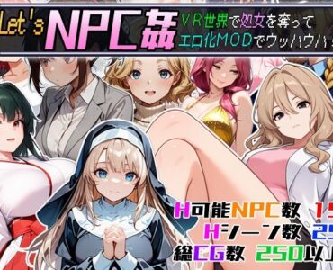 Let's NPC姦 VR世界で処女を奪ってエロ化MODでウッハウハ！